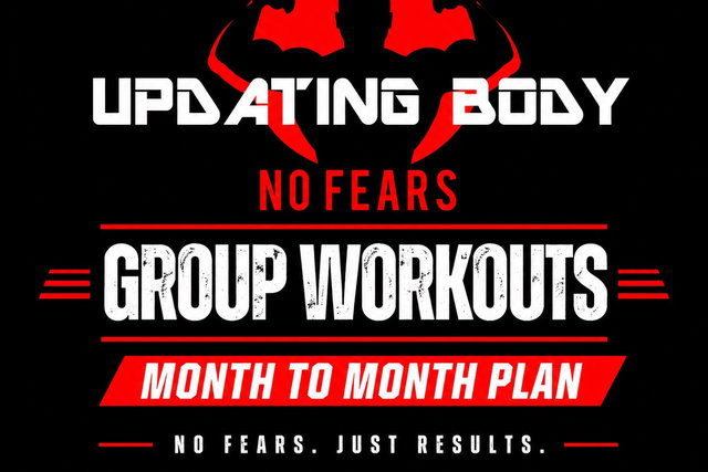 Team No Fears Group Month to Month Workouts