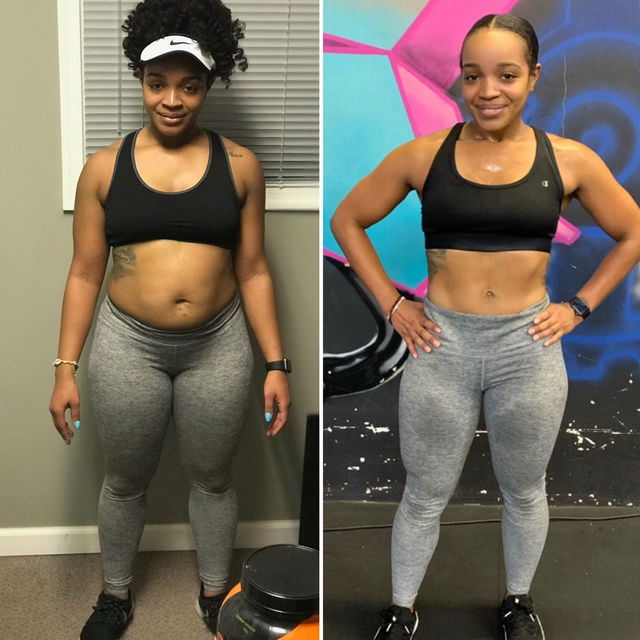 Transformation before after