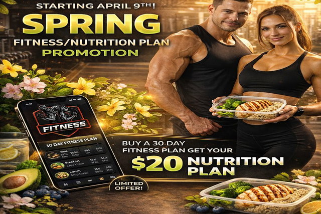 Spring Fitness/Nutrition Promotion