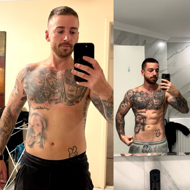 Transformation before after